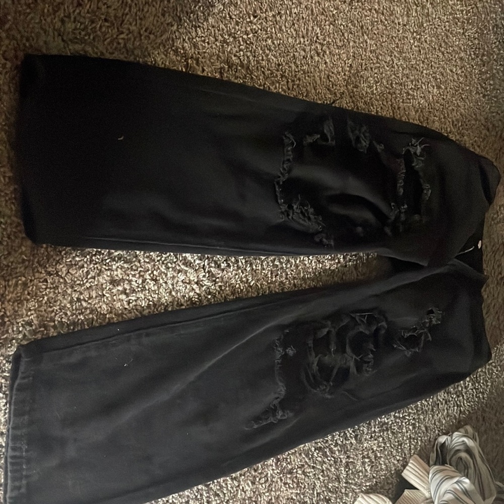 The jeans are medium but fit like a large,